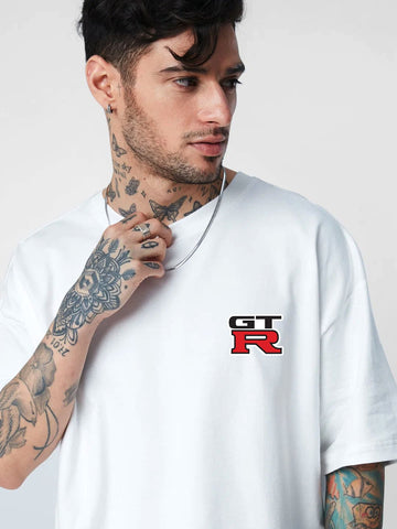 NISSAN GTR R34 Men Oversized Printed T-shirt