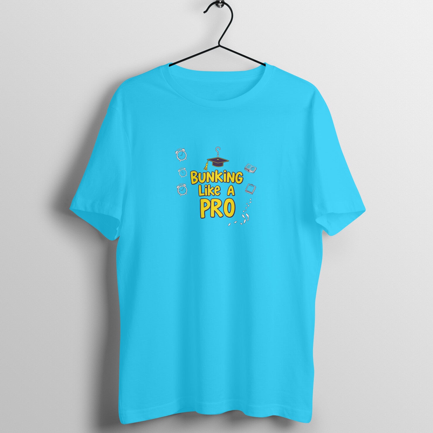 Bunking Like a Pro (Heroes) 100% Cotton Sky Blue T-Shirt
